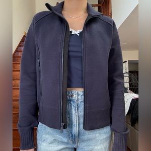 Navy Lululemon Full Zip Up Sweater